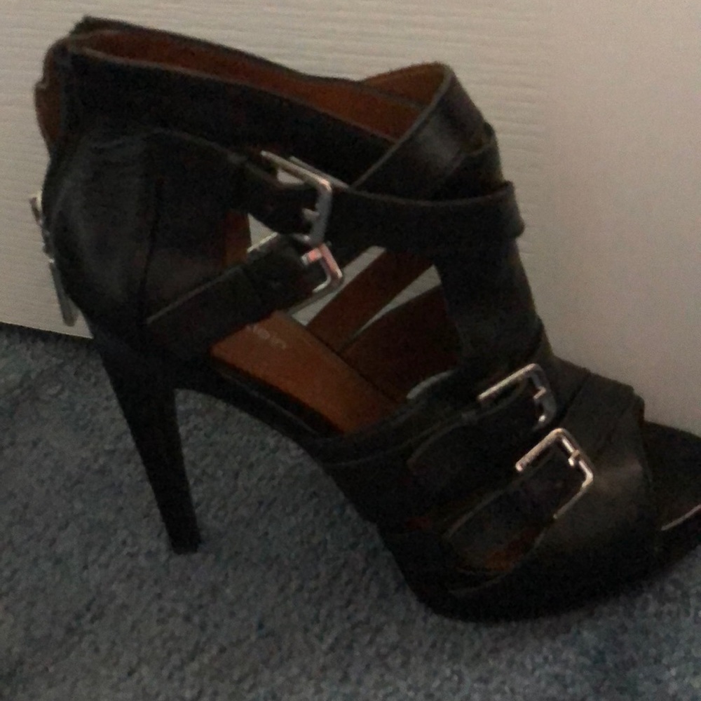 Calvin Klein black boot heel